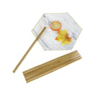 5pairs Reusable Natural Wavy Wood Chopsticks Chinese Chop Sticks Food Sticks  TE