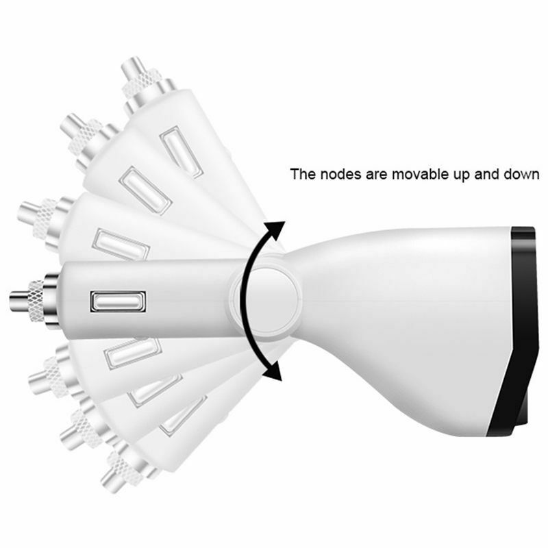 1 to 2 Sockets Cigarette Lighter Splitter, Dual USB Car Charger Adapter wit