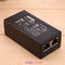 48V 0.5A 24W Desktop POE Power Injector Ethernet Adapter Surveillance CCTV