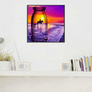 5D DIY Full Drill Diamond Painting Cross Stitch Kit (HG105 Bottle Scenery)