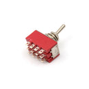2A250VAC 5A125VAC 12 Pin 4PDT ON/ON 2 Position Mini Toggle Switch MTS-402 JSME
