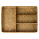 Handmade Straw Woven Storage Box Sundries / Tableware / Cosmetics Natural M