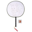 1Pc Kids DIY drawing toys craft hand fan children creative painting toys neME