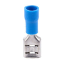 20 Blue Female Insulated Spade Wire Connector Electrical Crimp Terminal 14-