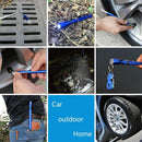 Car outdoor retractable flashlight / tire pressure detection pen set tool