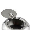 Household Durable Stainless Steel Metal Ashtray Holder Stand Ashtray & Lid