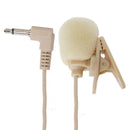 Clip-on Lavalier Audio 3.5mm Collar Condenser Lapel Unidirectional Microphone