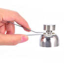 Stainless Steel Egg Topper Cutter Shell Opener Boiled Raw Egg Open ScissorsS Ew