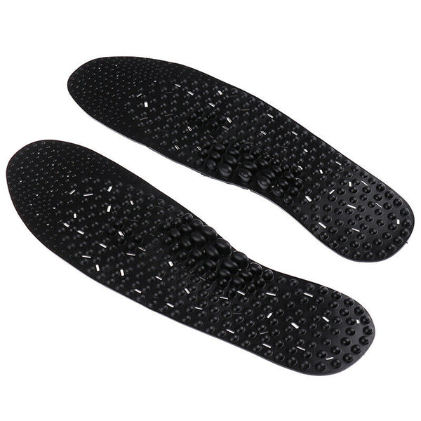 1 Pair Massage Insoles Negative Ion Acupressure Feet Care Protector Breathab_ Ew