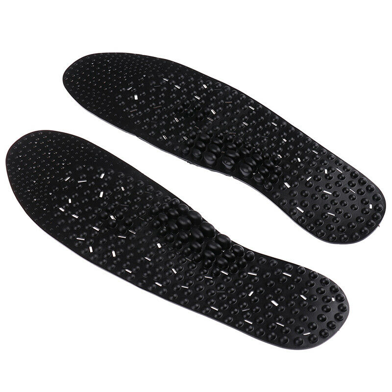 1 Pair Massage Insoles Negative Ion Acupressure Feet Care Protector Breathab_ Ew
