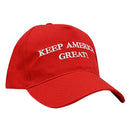 1 Pcs Keep America Great Donald Trump Slogan With Usa Flag Cap Adjustable B