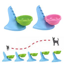 Pet Adjustable Ladder Slow Food Bowl Feeder Eating Habit Training Anti Choke
