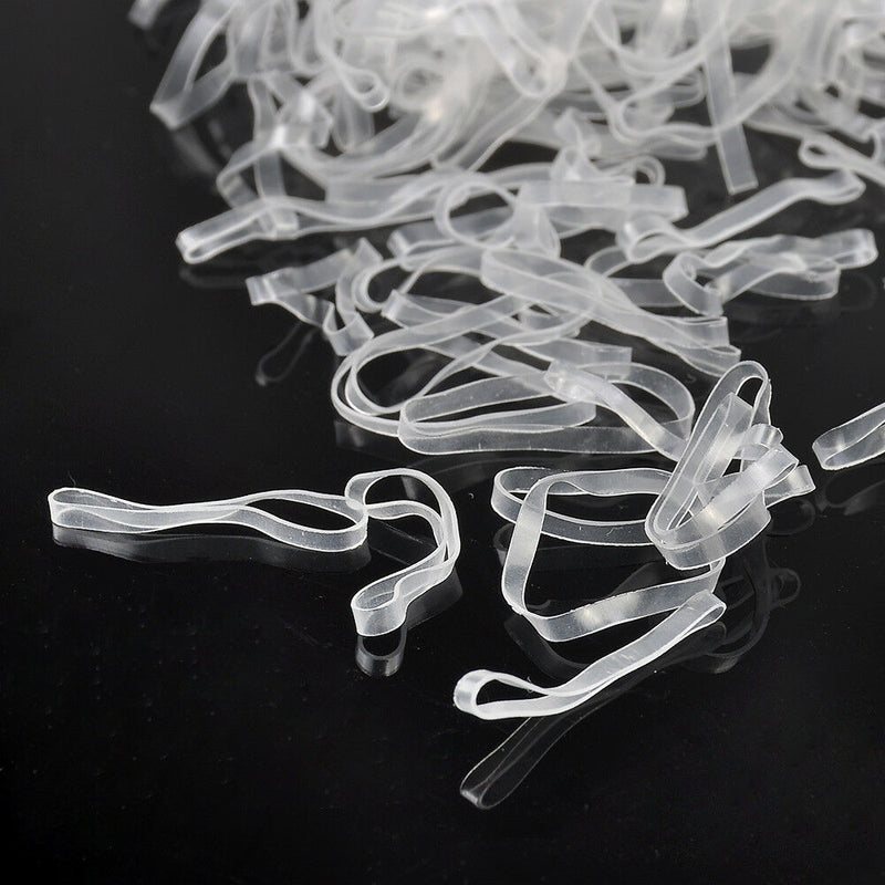 500PCS Elastic Hair Bands Braiding Rubber Band Tiny Poly Small Hair Rope Hot