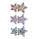 3pcs Full Drill Diamond Painting Hair Clip Stars DIY Rhinestone Hairpins