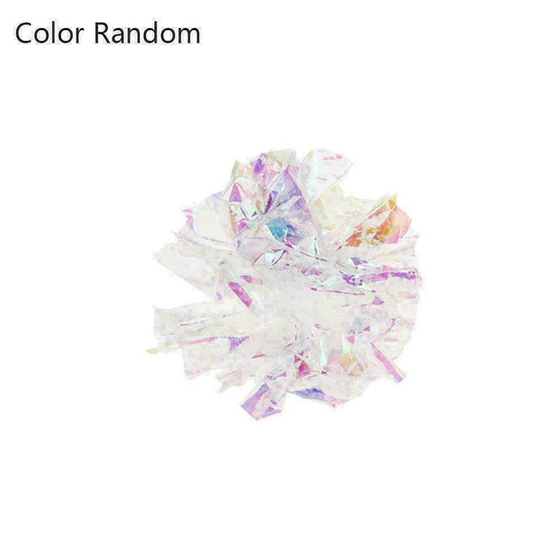 5pcs Cat Toys Ball Mylar Crinkle Interactive Colorful Ring Paper Pet Play N U0G0