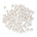 100Pcs 6P4C Phone Modular Telephone Cord Connectors Adapter Crimp RJ11