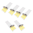 6 Pieces Universal Durable Archery Arrow Wraps Stickers 230 x 65mm white