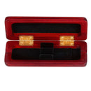 Wooden Oboe Reed Case Solid Wood Oboe Reed Holder Box Maple Wood for 2pcs O