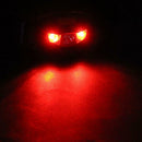 300LM Mini Super Bright Headlight R3 + 2 LED 4 mode white orange