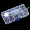 60Sets Double Cap Rivets Metal Fixing Stud Repair Tools Kit for Leather Belt OZ
