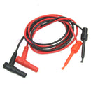 1Pair Banana Plug Test Hook Clip Probe Cable For Multimeter Equipment 2pcs