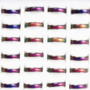 20 pieces fashion jewelry adjustable mood rings color change ring - size 6-10