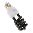 2x 220V Ultraviolet Blacklight Fluorescent Lightbulb Spiral Type - 15W