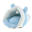 Pet Winter Warm Nest Pet Cat Dog Puppy Kennel Bed Sofa Sleeping Bag Blue