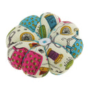 Fabric Pumpkin Shape Sewing Pins Wrist Cushion for Home Sewing Accessories