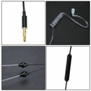 3.5mm Plug Air Tube Anti-Radiation Earphone 2 Air Acoustic Tube Stereo Head M4V9