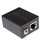 2Pcs VGA Extender Adapter Over to RJ45 Cat5e Cat6 Ethernet Cable Converter