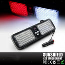 White+Red 86 LED Flashing Light Car Truck Windshield Warning Emergency Lamp