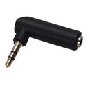 3.5mm male to female Angle Stereo Plug Adapter Converter "L" Shaped Straigh E8N3