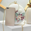 Round Banquet Party Bag With Hasp Lock Women Bag Day Clutches Ladies Weddin A2O2