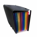 12 Pocket Expanding Files Folder/ A4 Expandable File organizer/ Portable Ac Z6P9