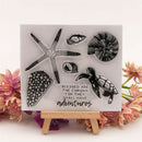 Sea Animal Rubber Clear Stamp Cling Seal Scrapbooking Diary Card Decor Craft'DIY