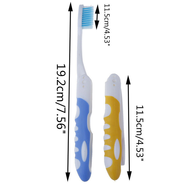 2PCS/set Portable Soft Bristle Travel Camping Hiking Outdoor ToothbrushJCAUJ Cy