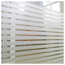 45x200cm Home Office Privacy Frosted Glass Window Film Striped Shutters Sti