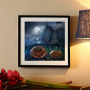 Halloween Castle 5D DIY Full Drill Round Diamond Painting Embroidery Kits