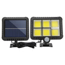 120LED COB Solar Motion Sensor Wall Light Outdoor Sunlight Waterproof Lamp