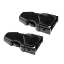 1 Pair Lightweight Black Plastic Scuba Diving Snorkeling Fin Strap Buckles