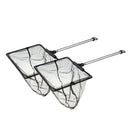 2x Fish Net Retractable Aquarium Fishing Pocket Shrimp Catching Supplies L