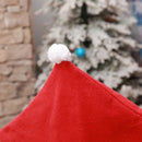 4x Christmas Decor Chair Covers Dining Seat Cover Santa Claus Home Party Decor