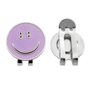 Magnetic Golf Hat Clip with Golf Ball Marker for Kids Women - Smile Face Pattern