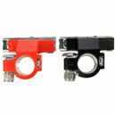 2x Positive & Negative Battery Terminals Connectors Clamps Car Van Motorhom