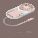 Cute Mini Desk Fan, Portable Personal Table Fan, Small Handheld Electric Co F5V3