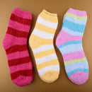 3 Pairs Women Girls Soft Winter Warm Coral Velvet Socks Home Floor Bed Socks