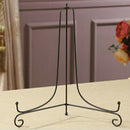 Iron Display Easel China Bowl Plate Display Rack Holder Stand Black 4inch