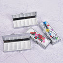 Metal Travel Pill Box Medicine Organizer Container Jewellery Storage Holder Gw