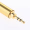 2 Pack Ptrmium 2.5mm Stereo TRRS 3 Pole Male Conductor Connector Replacement